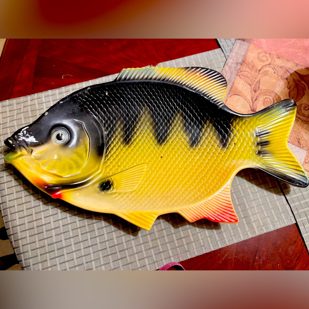 Vintage 🐟 Fish Platter 🐟  Coastal Home Decor /Fish Camp